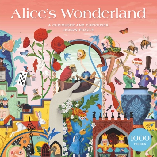 [9781786279491] Alice's Wonderland : A Curiouser and Curiouser 1000 Pieces Jigsaw Puzzle